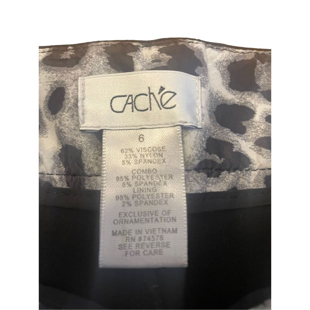 Cache’ Polyester spandex black Pants - Picture 3 of 6